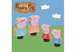 Peppa Pig Wooden Family Figures